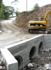 Culvert, with shuttering removed.