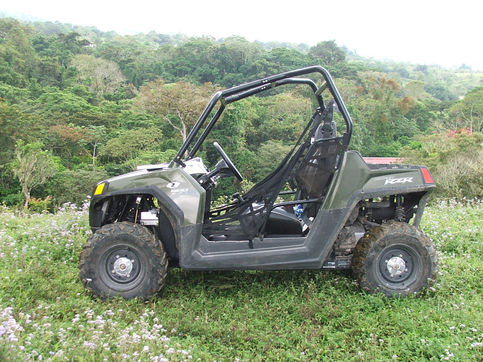 A good way to get around the site: a Polaris Razr