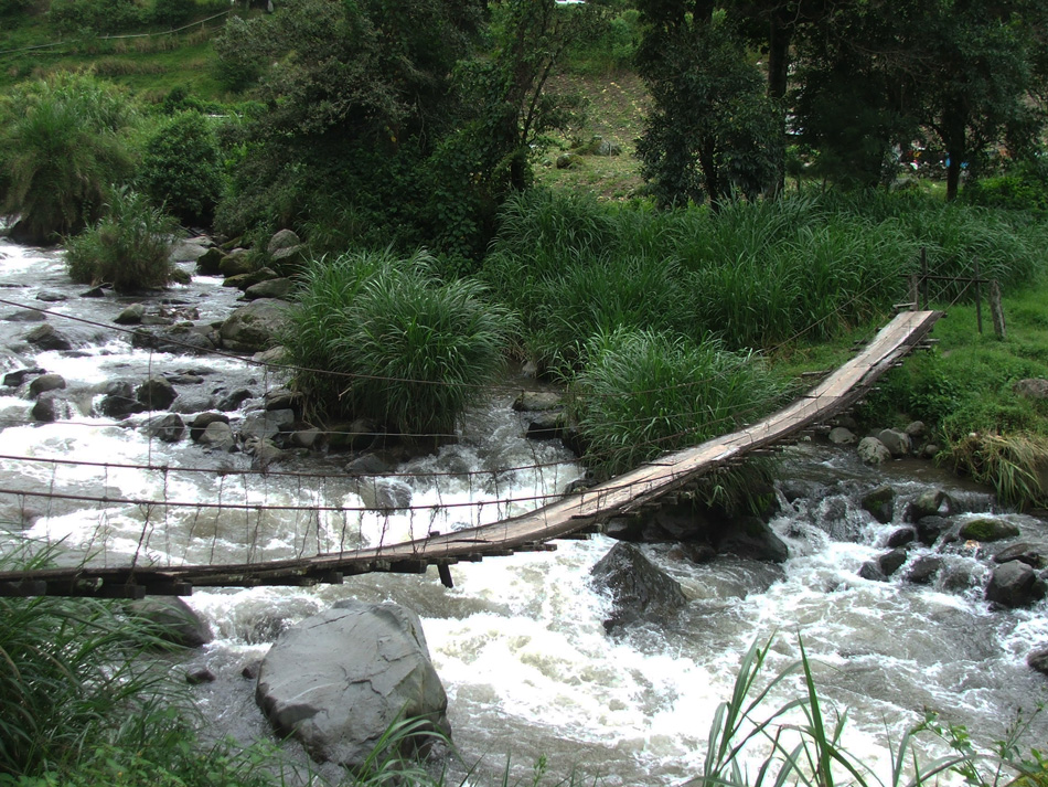 Picture Of The Day: Former rope bridge in Paso Ancho.